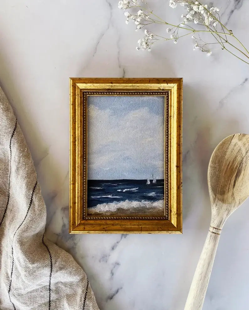 SAILBOATS #3 - Art Print (unframed): 5x7"