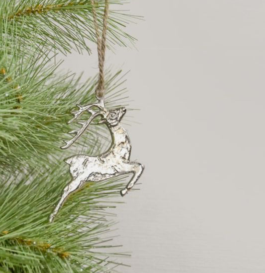 METAL DEER ORNAMENT