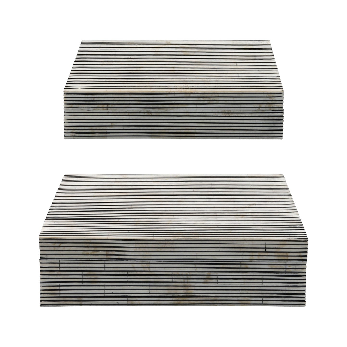 Decorative BoxBlack Resin Pinstripe