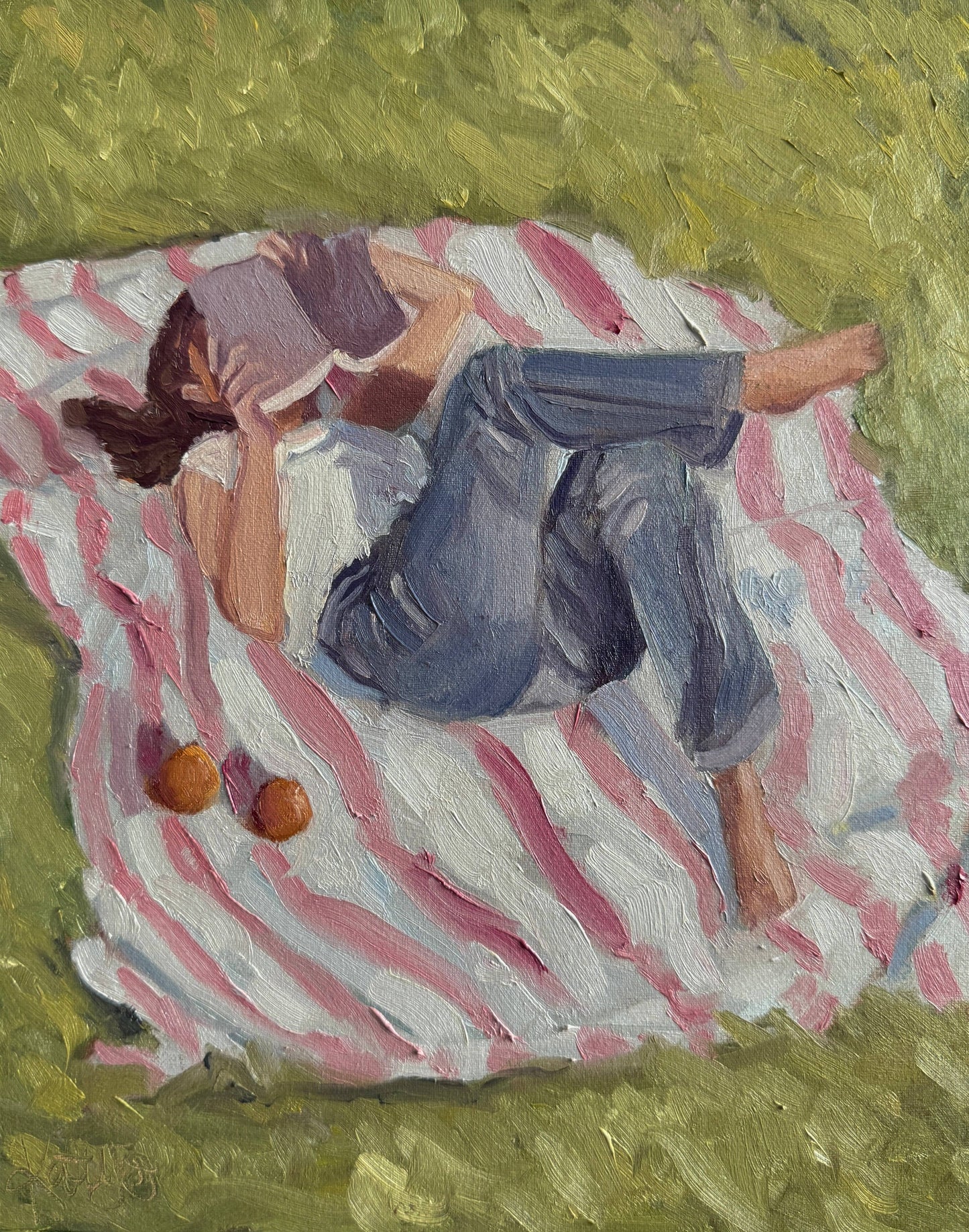 "Just A Girl and her Book": 5x7 Print