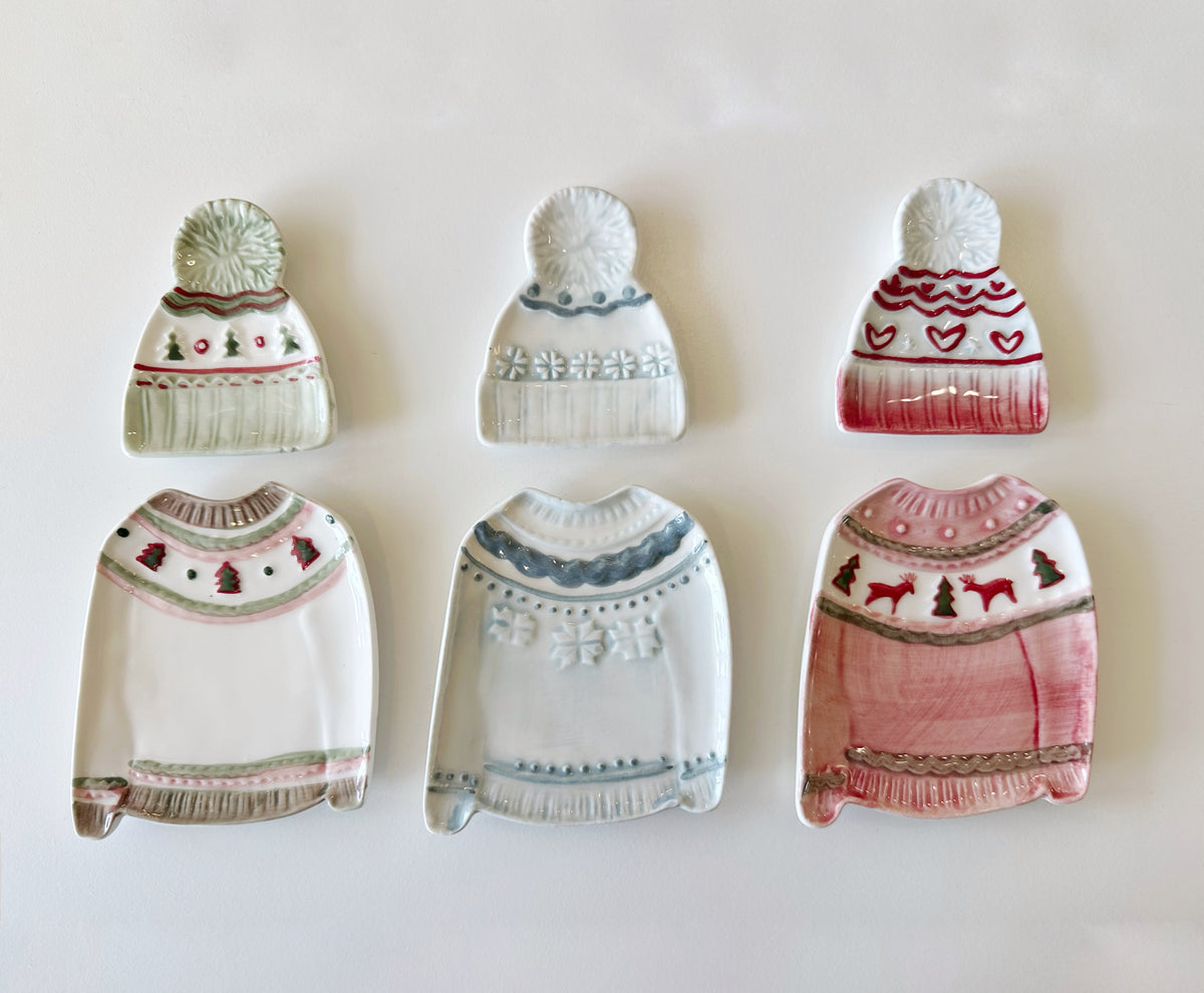 Set of 2-Sweater dish & Hat dish