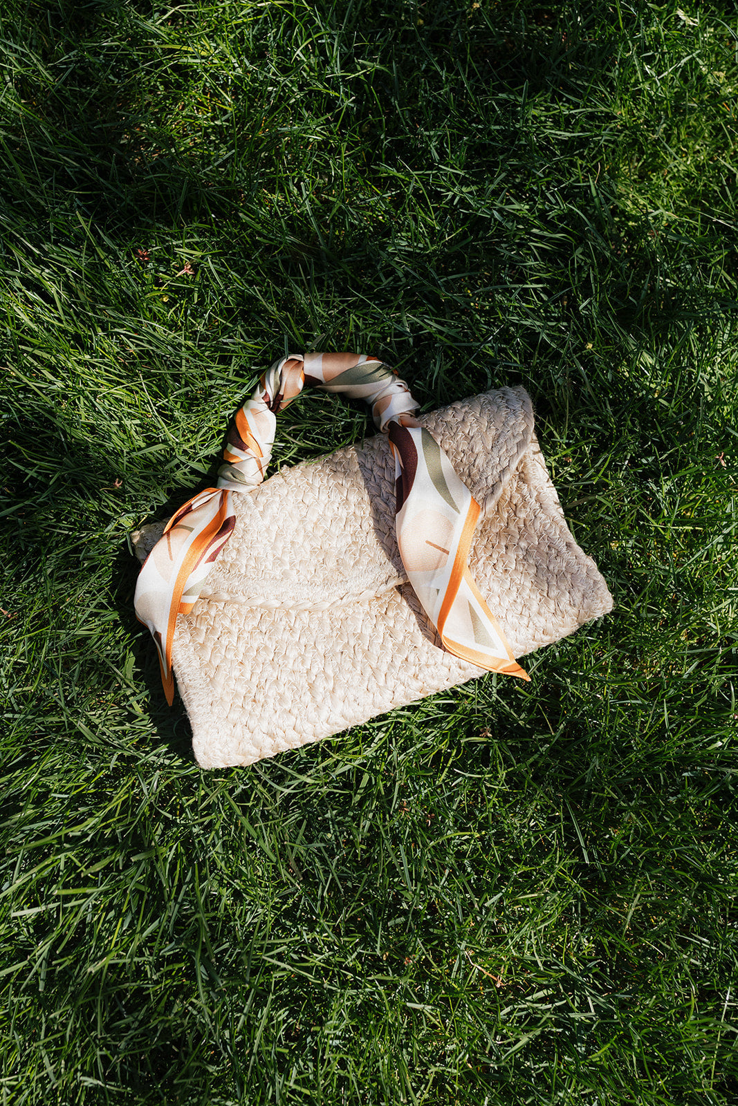 Lala Top Handle Jute Crossbody