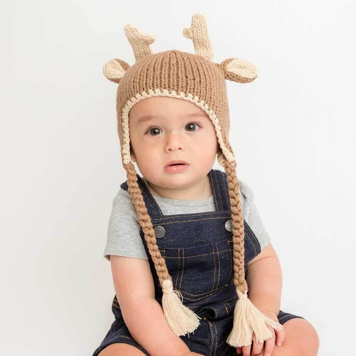 Buck Beanie Hat Baby & Kids: S (0-6 Months)