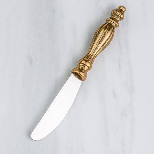 Gold Ribbed Spreader - Set of 12