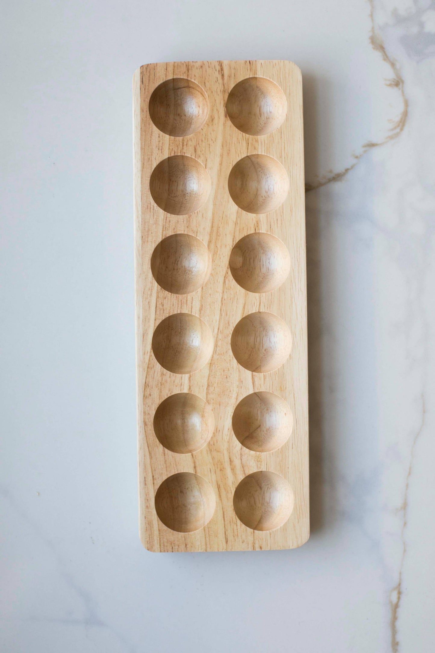Wooden Egg Holder: 4 holes
