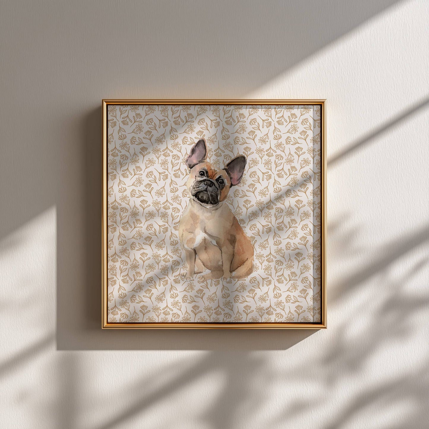French Bulldog Art Print: 5" x 7" (vertical)