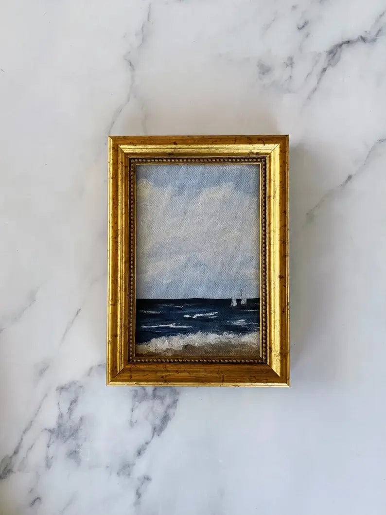 SAILBOATS #3 - Art Print (unframed): 5x7"