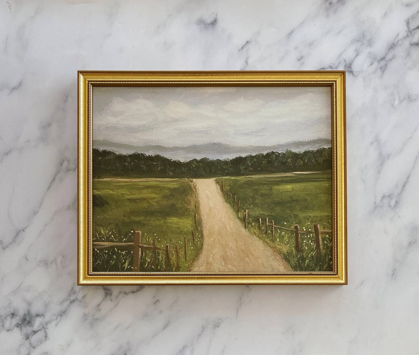 QUIET ROAD - Art Print (unframed): 8 x 10