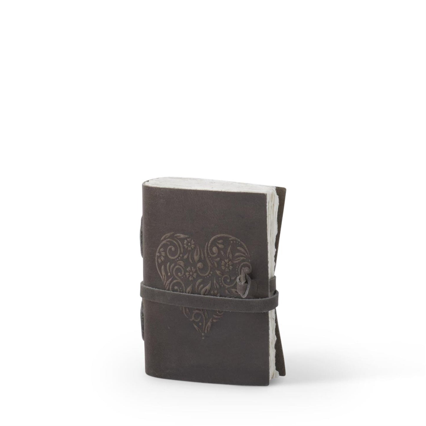 Floral Heart Leather Journals