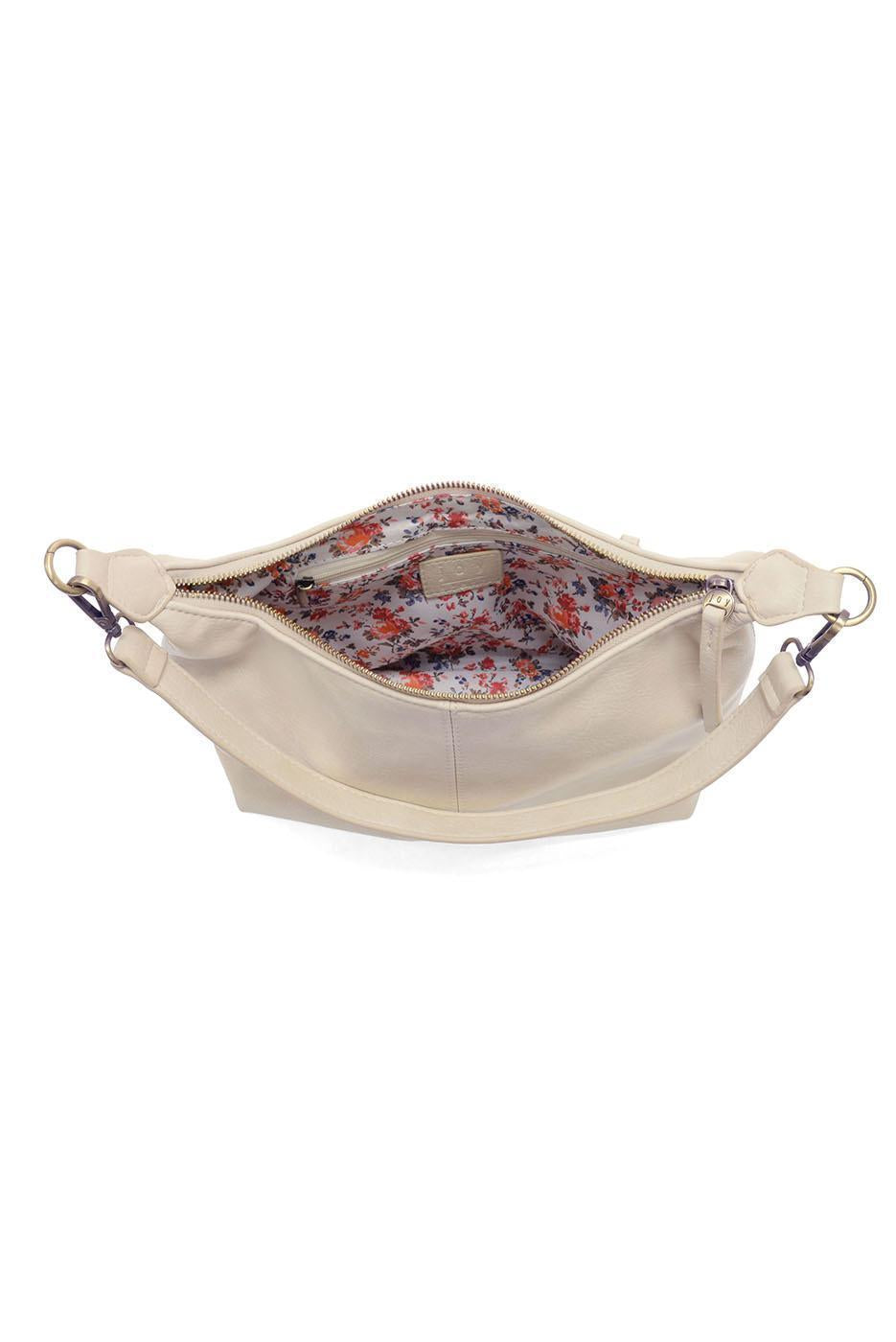 Danna Top Zip Crossbody -Coconut