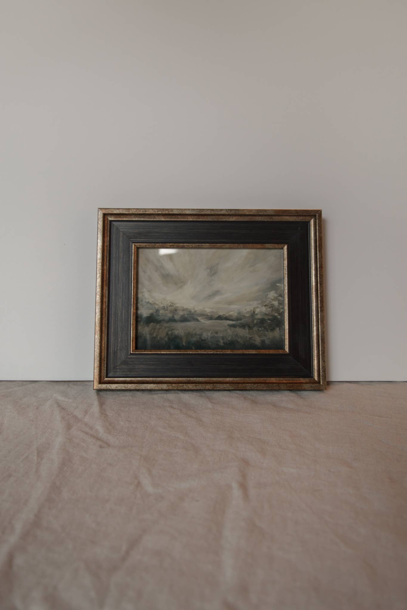 Antique Style Framed Art Print-Landscape-"In the Morning"