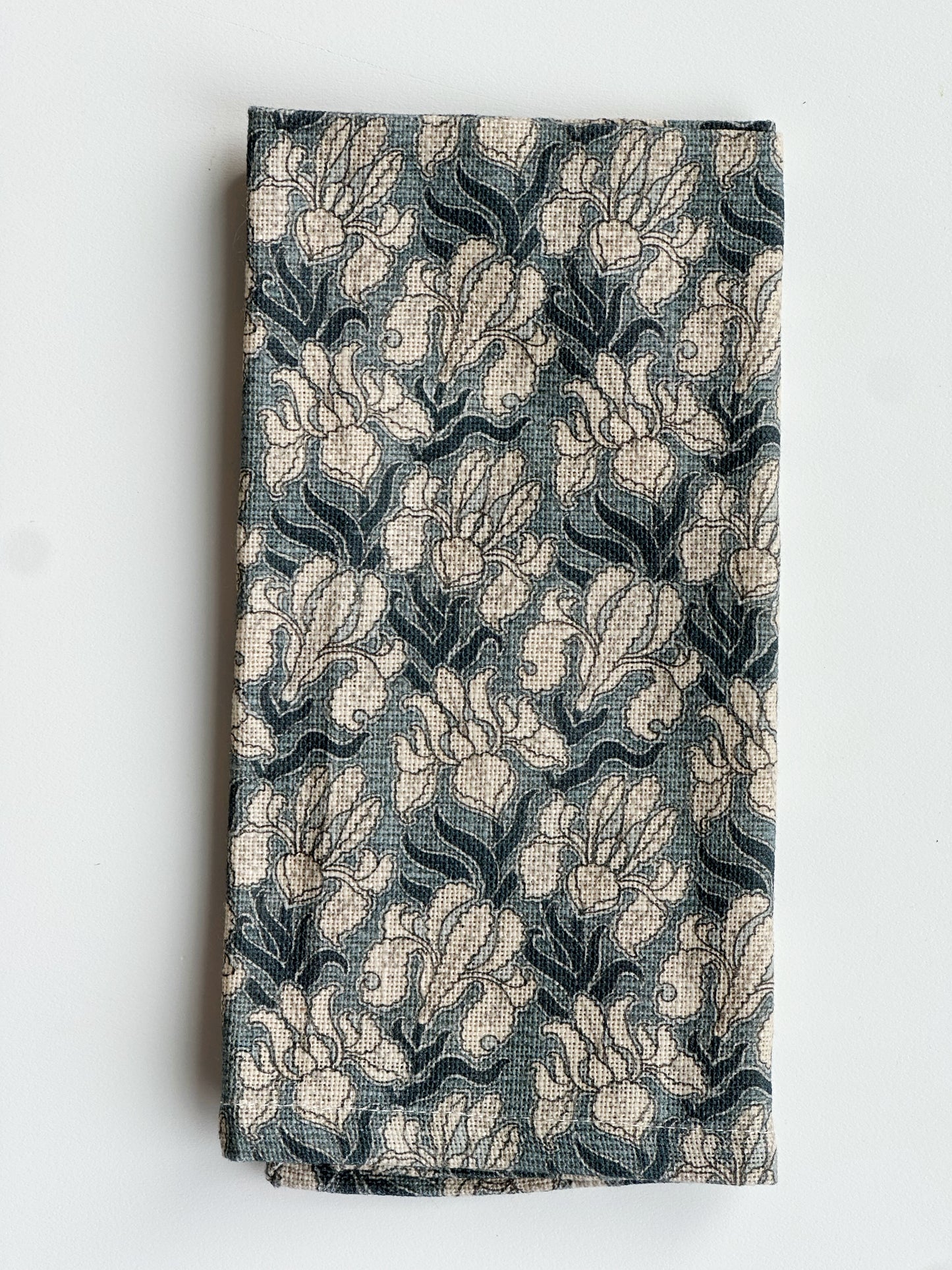 Blue Block Print Napkins