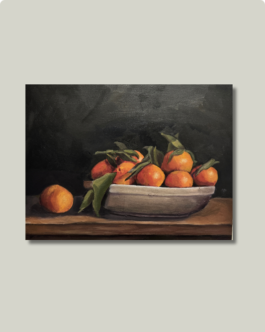"Bowl of Oranges" Print: 8x10