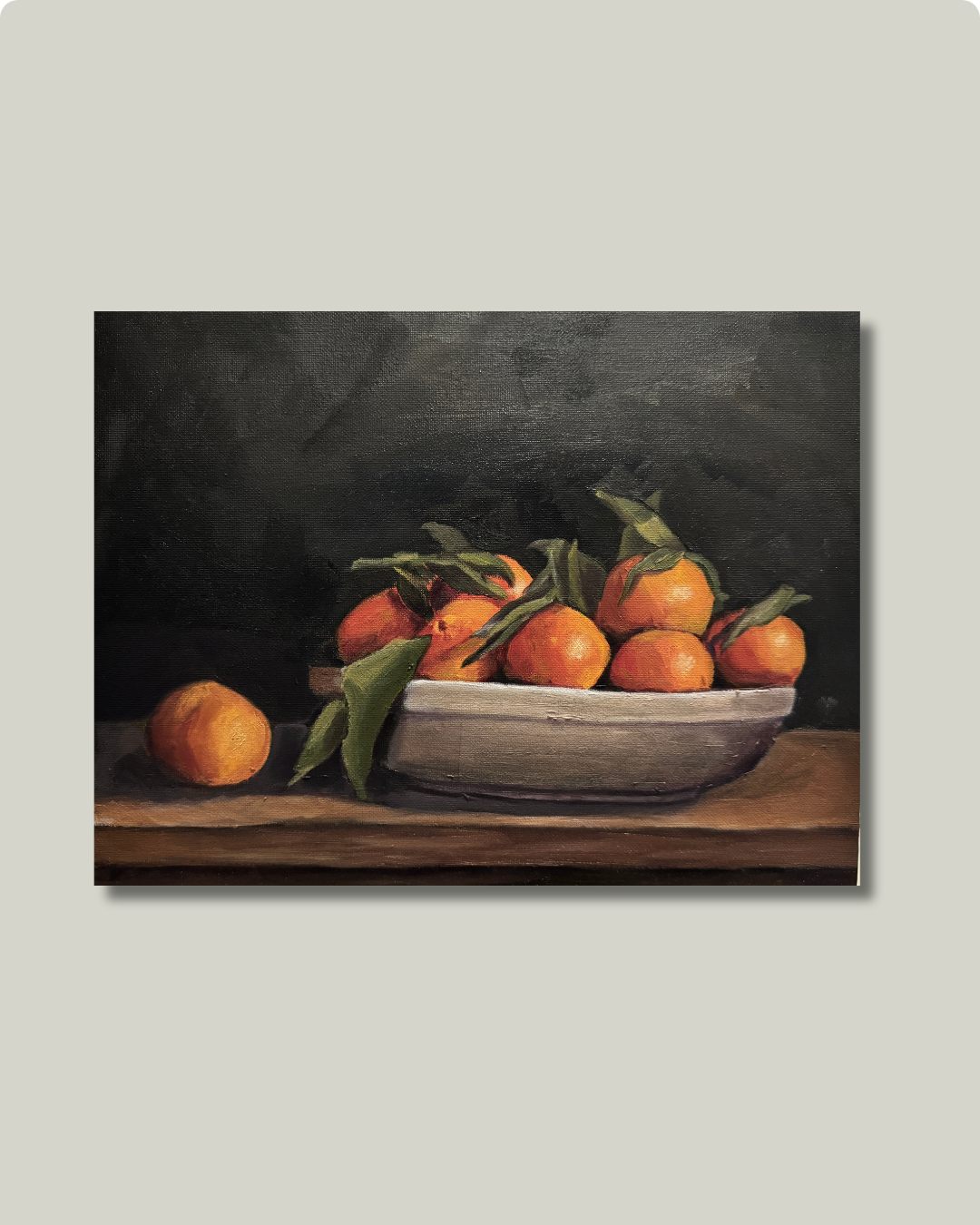 "Bowl of Oranges" Print: 5x7