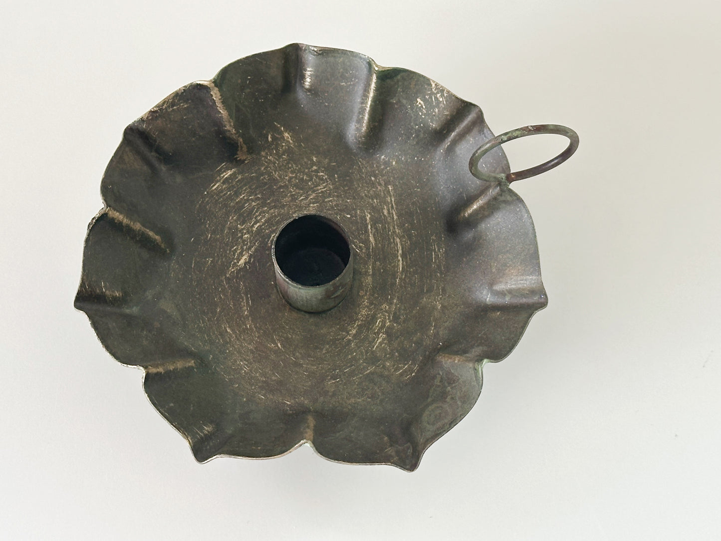 Old-World Candleholder ~ Lotus