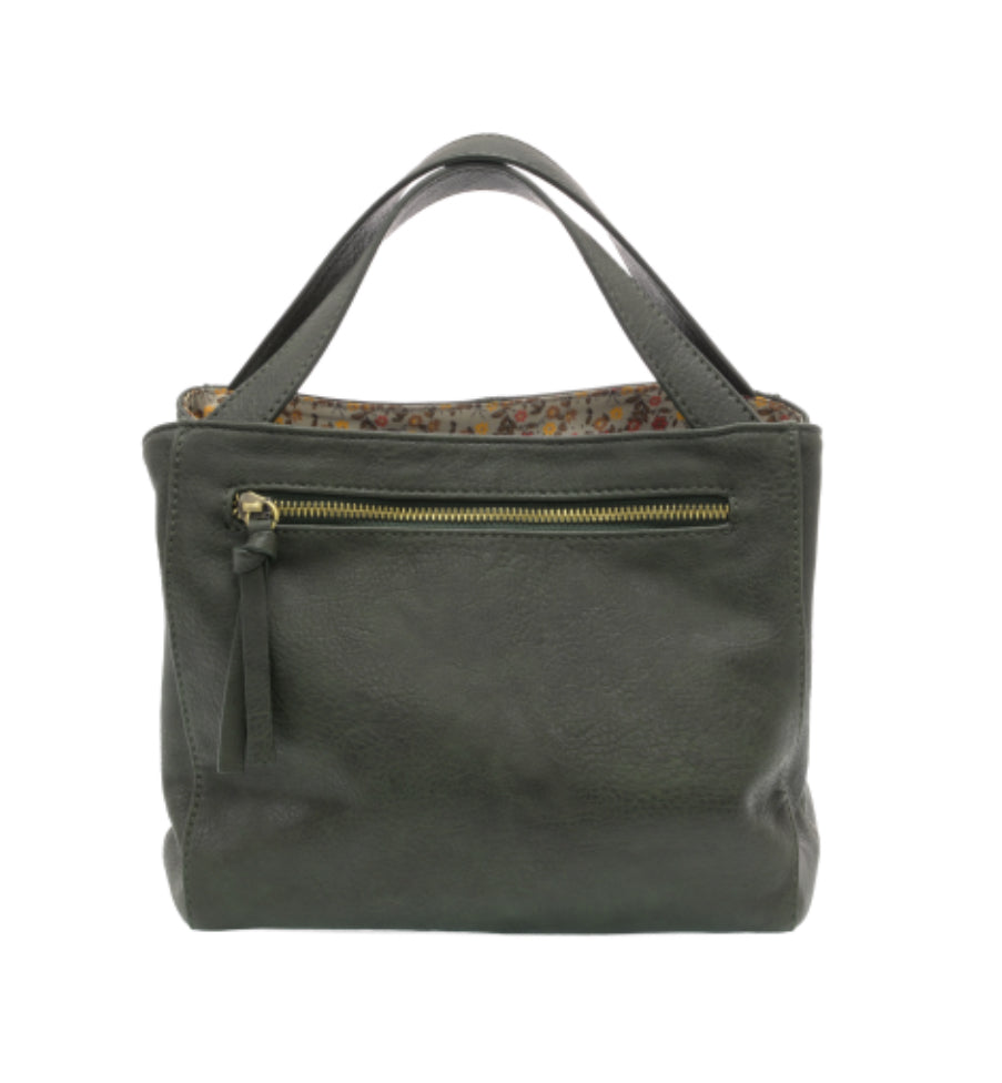 Hunter Green Brandi Convertible Crossbody Handbag