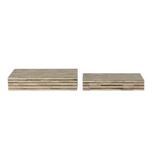 Wood & Bone Decorative Box