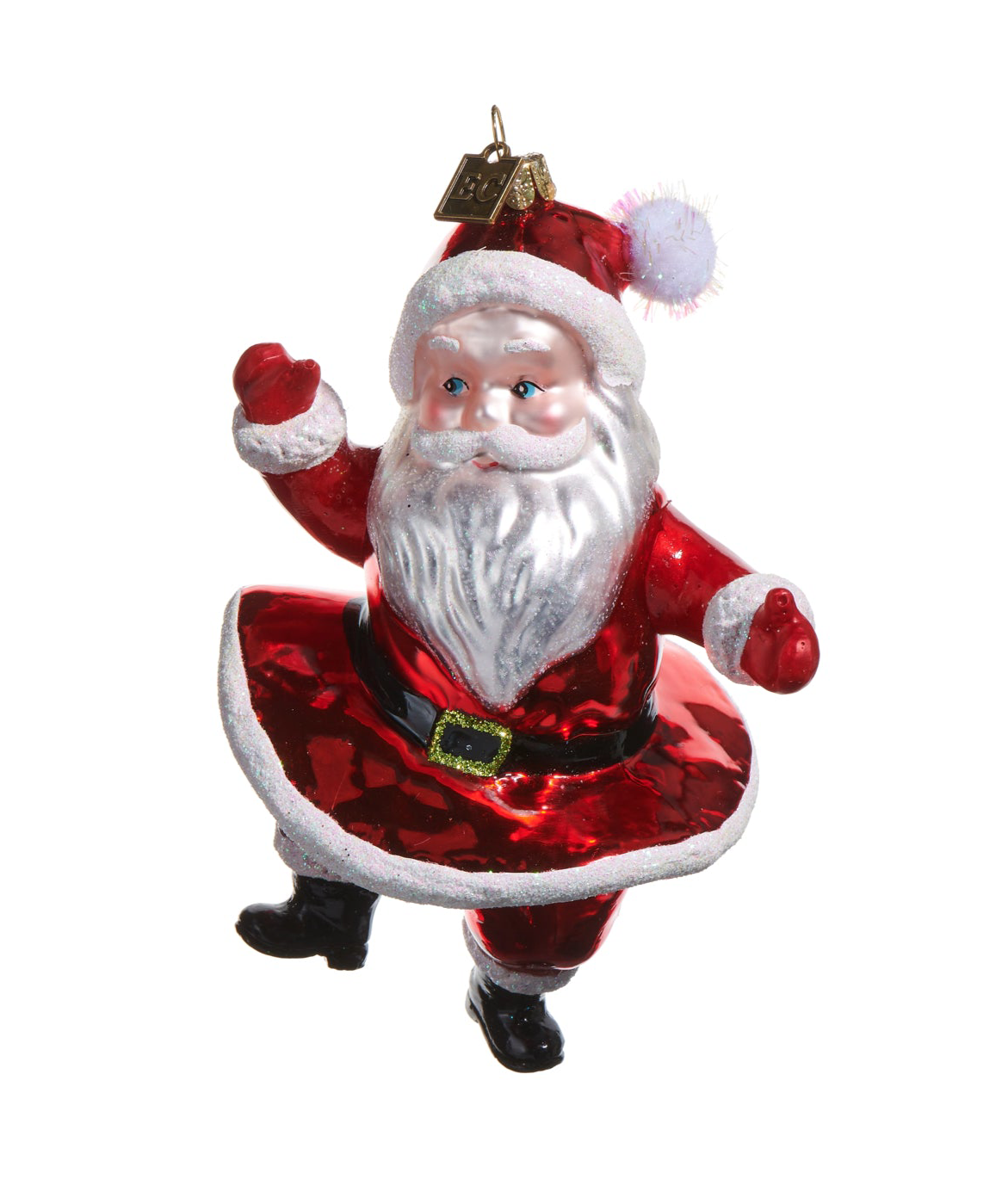 Dancing Santa Ornament