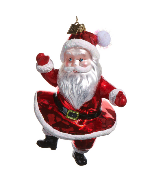 Dancing Santa Ornament