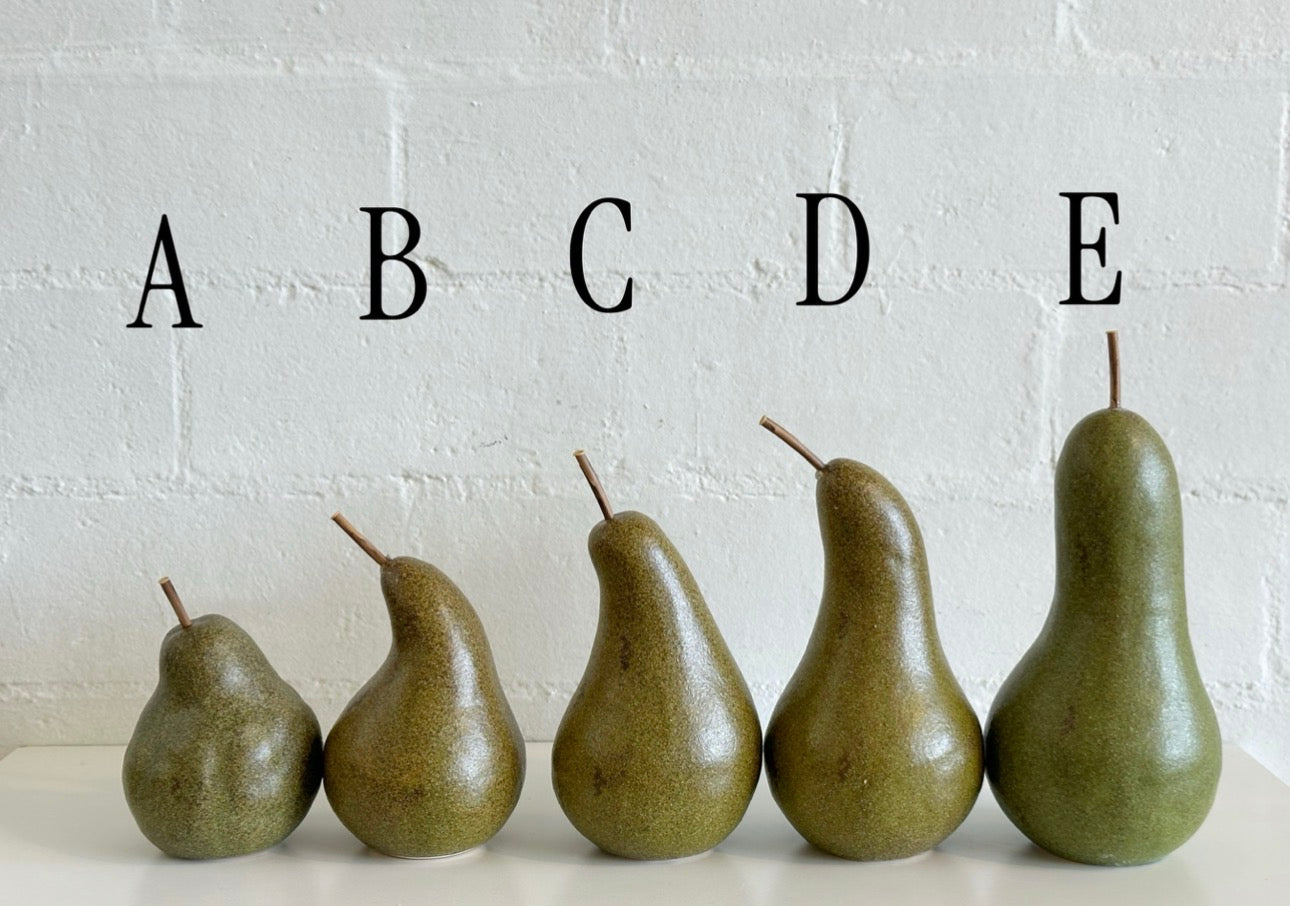 Stoneware Pears