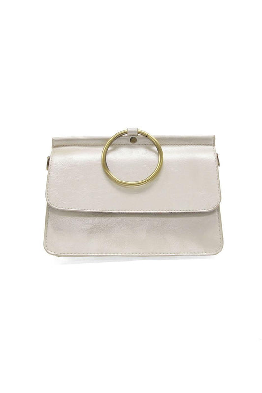 Metallic Pearl Aria Ring Bag