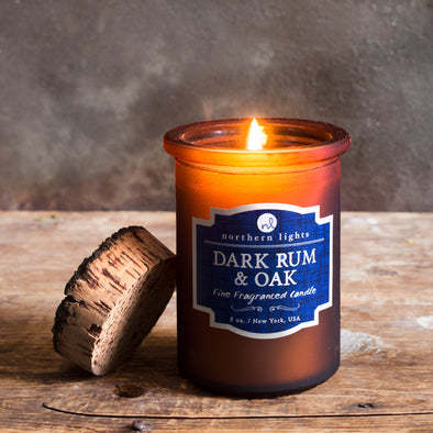 Dark Rum & Oak Candle