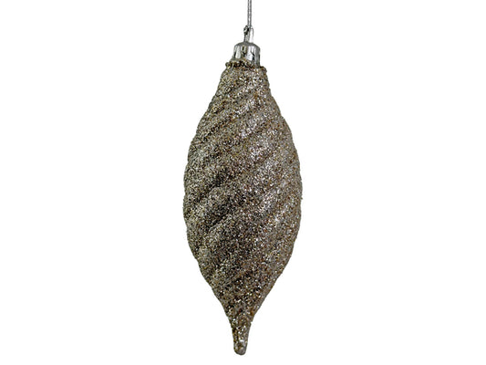 Silver Glitter Ornament