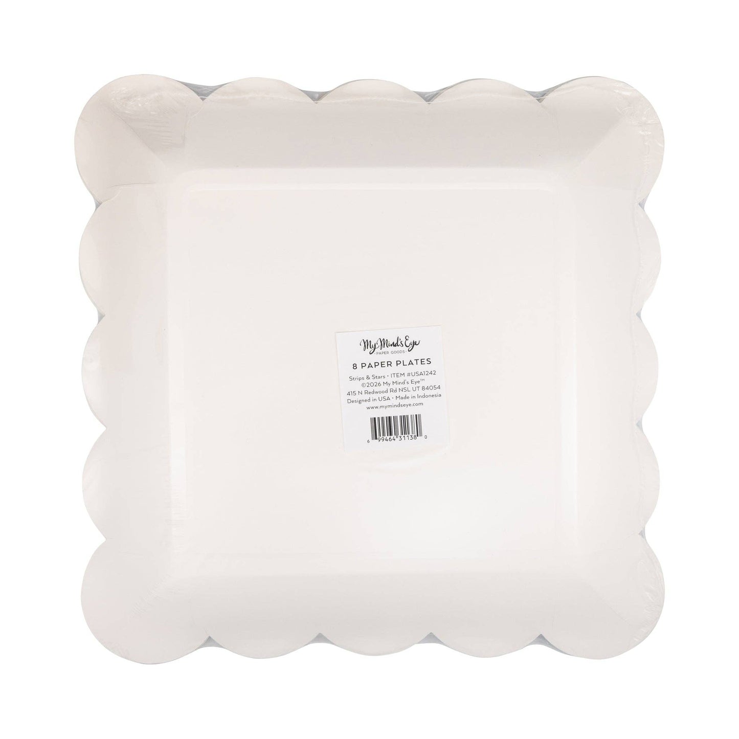 Stripes and Stars Paper Plate - 10"