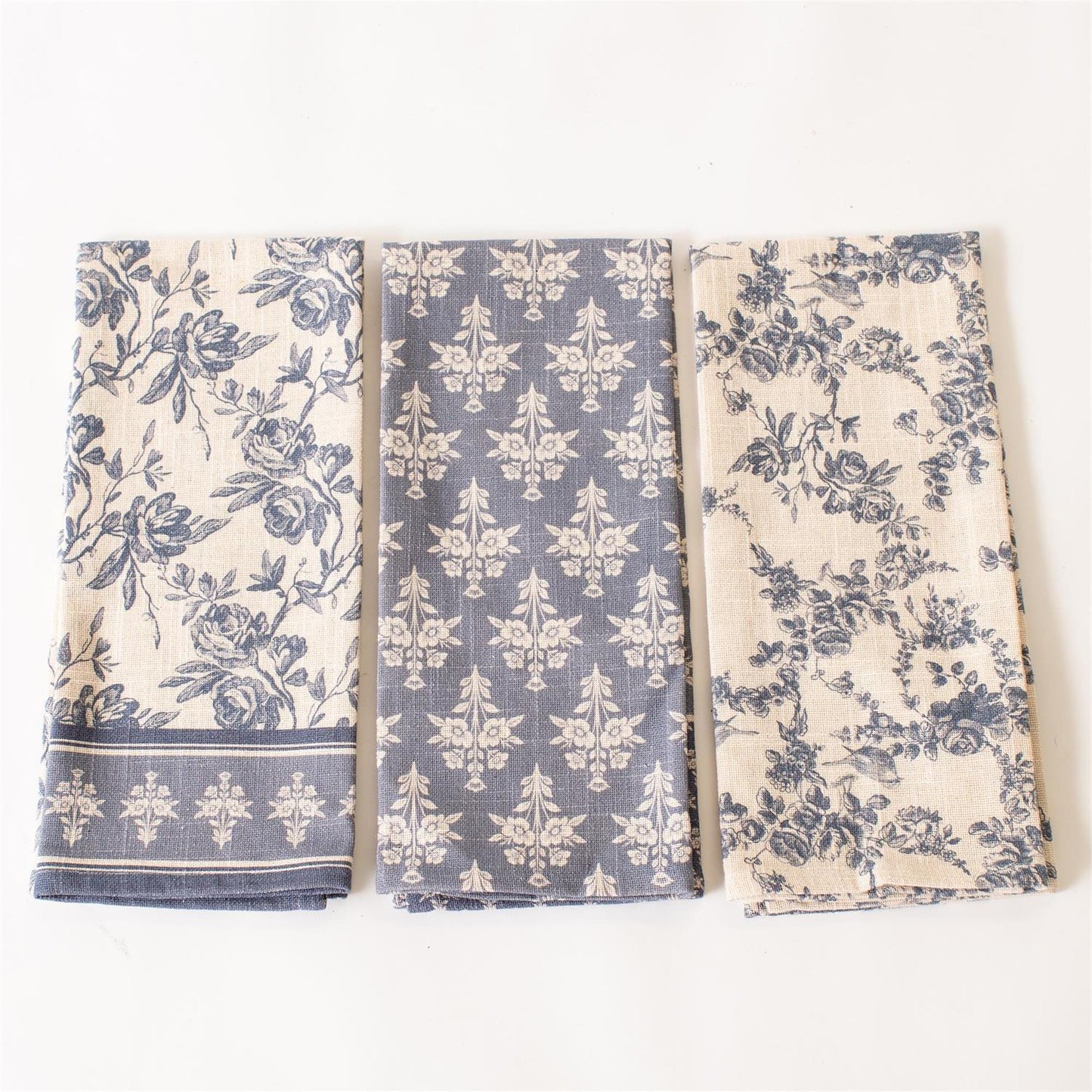 Tea Towel Set - French Blue