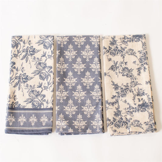 Tea Towel Set - French Blue