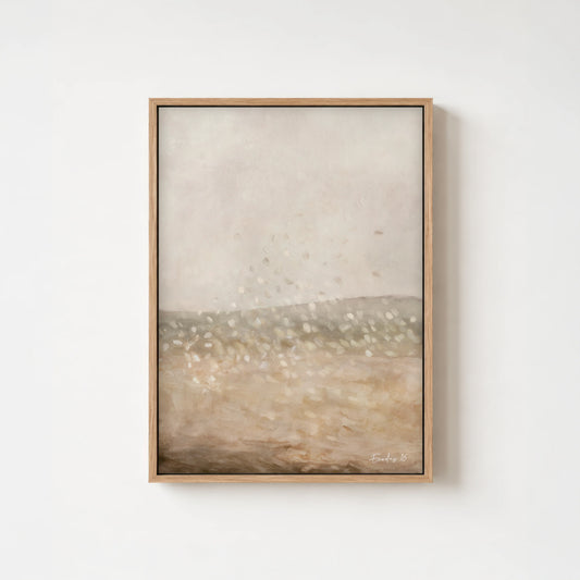 Bread From Heaven - 26x38 natural wood framed canvas