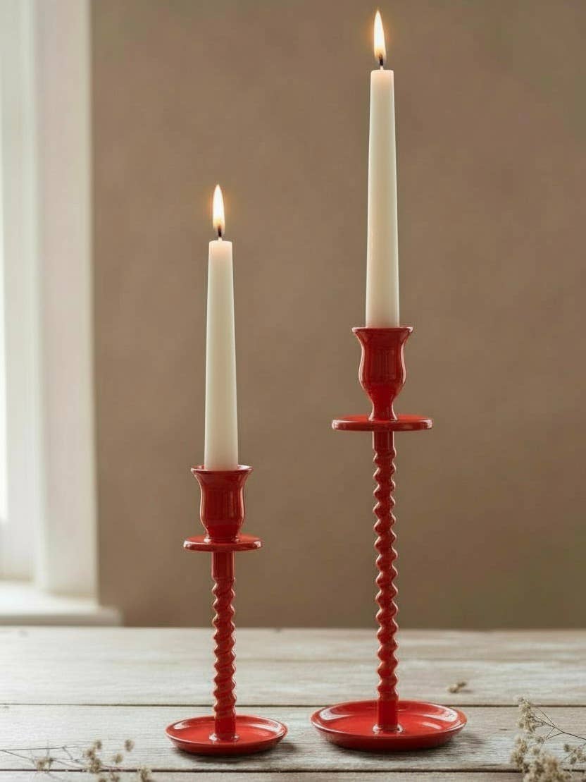 Corkscrew Taper Holder Red Small