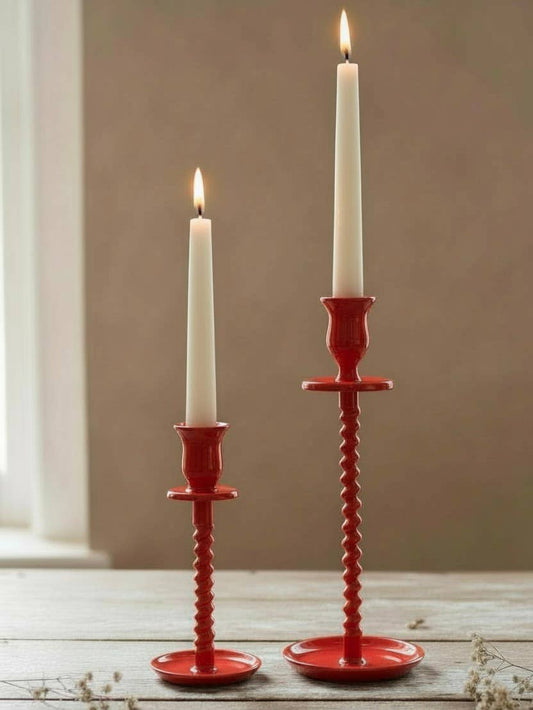 Corkscrew Taper Holder Red Small