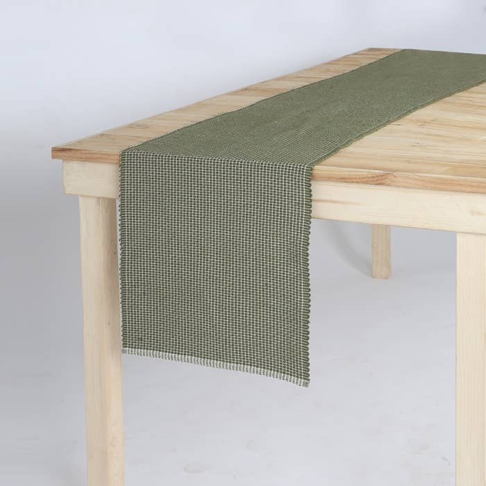 Heavy Weave Runner - Olive Green 60" L