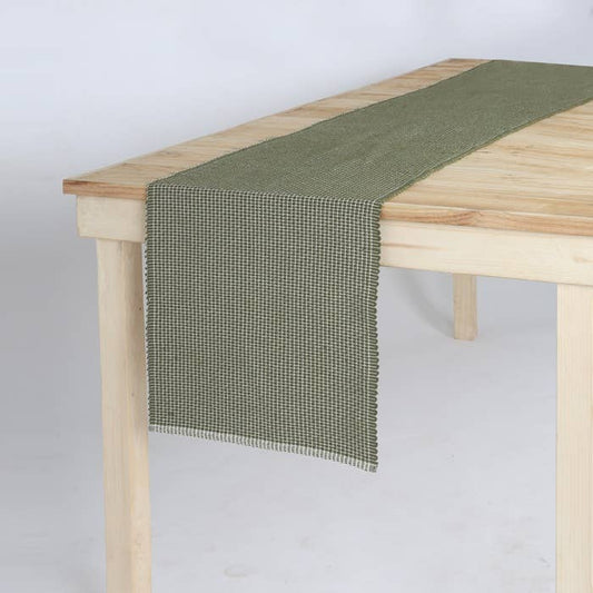 Heavy Weave Runner - Olive Green 60" L