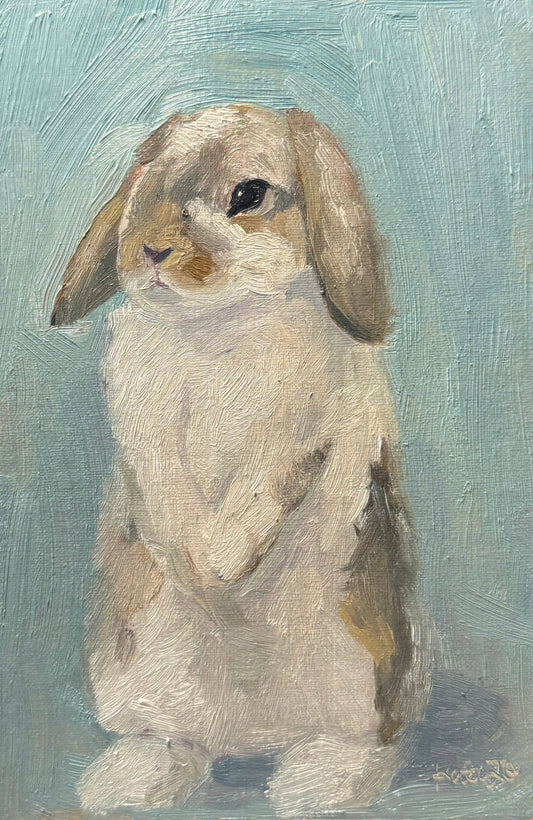 "Shy Bunny": 5x7 Print