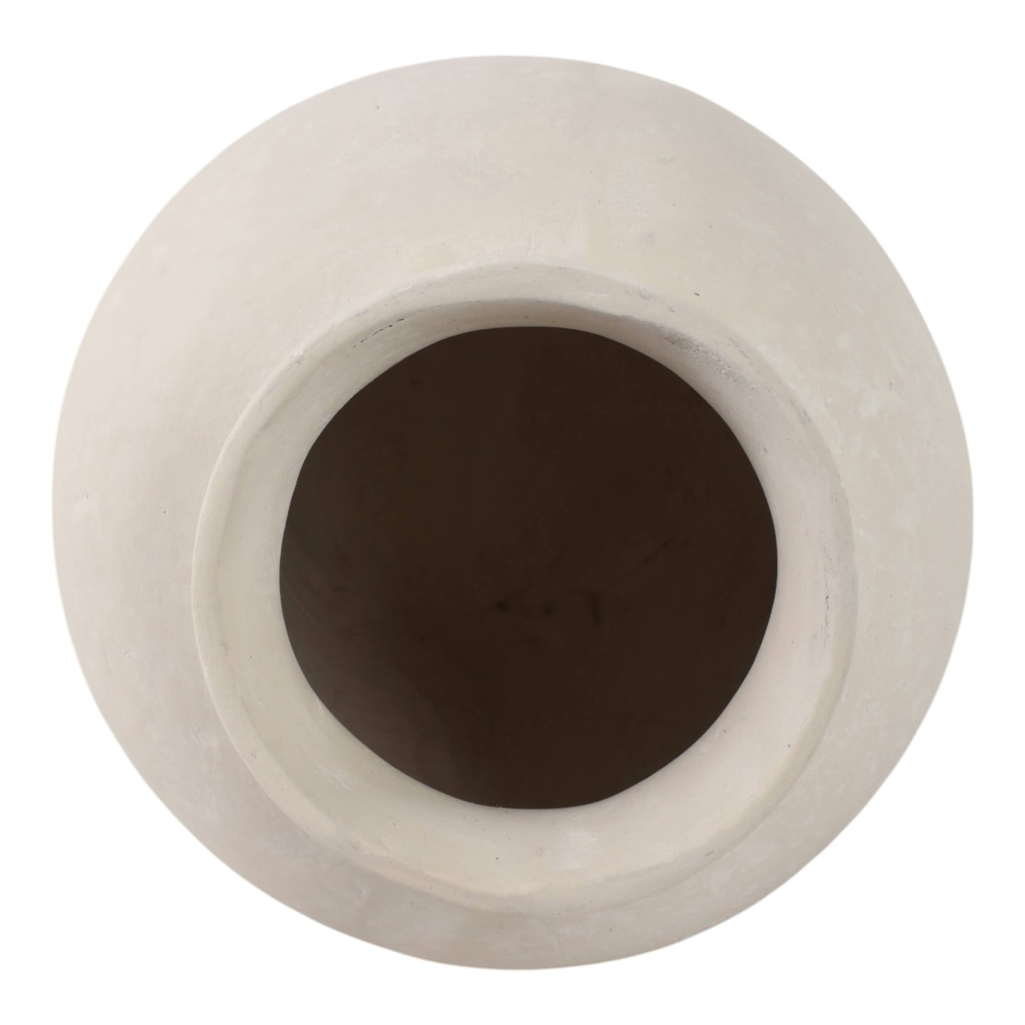 Ivory Paper Mache Solid Traditional Jug