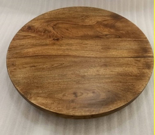 Lazy Susan with Burnt Finish