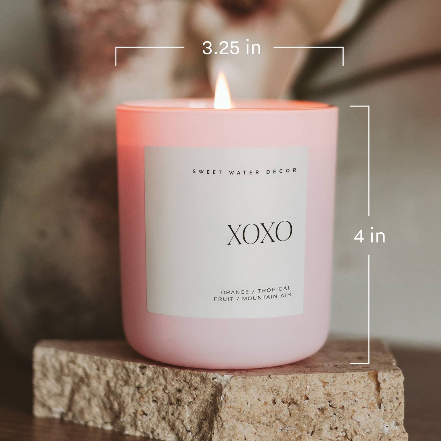 XOXO 15 oz Soy Candle, Matte Jar - Valentine's Day & Gifts