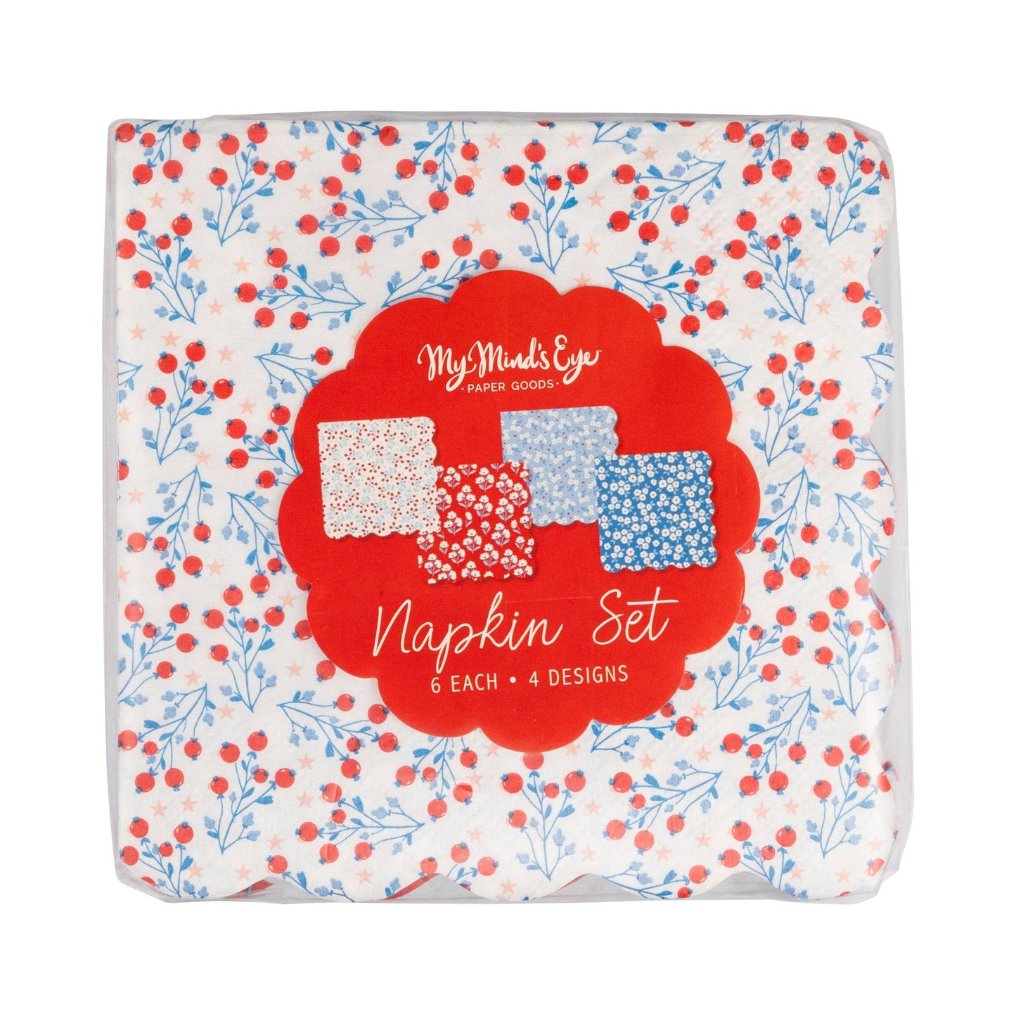 Floral Cocktail Paper Napkin Set