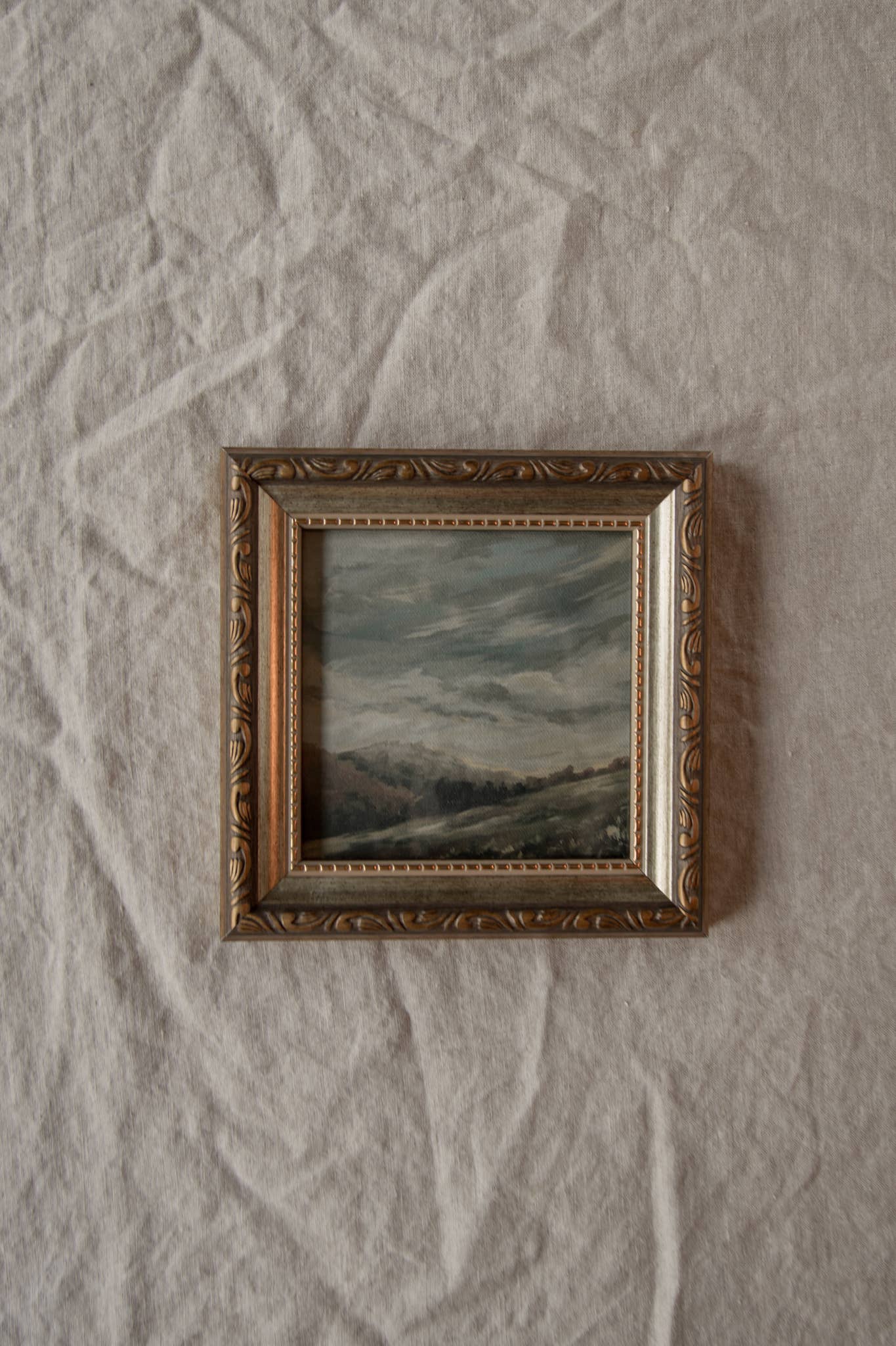 Antique Style Framed Art Print-Landscape-"My Mountains"