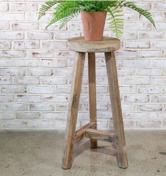 WOODEN STOOL / PLANT STAND