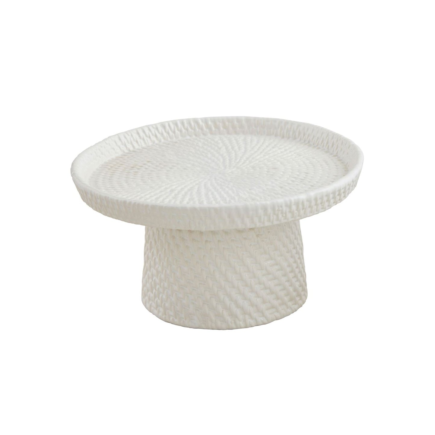 Small Woven Ceramic Pedestal