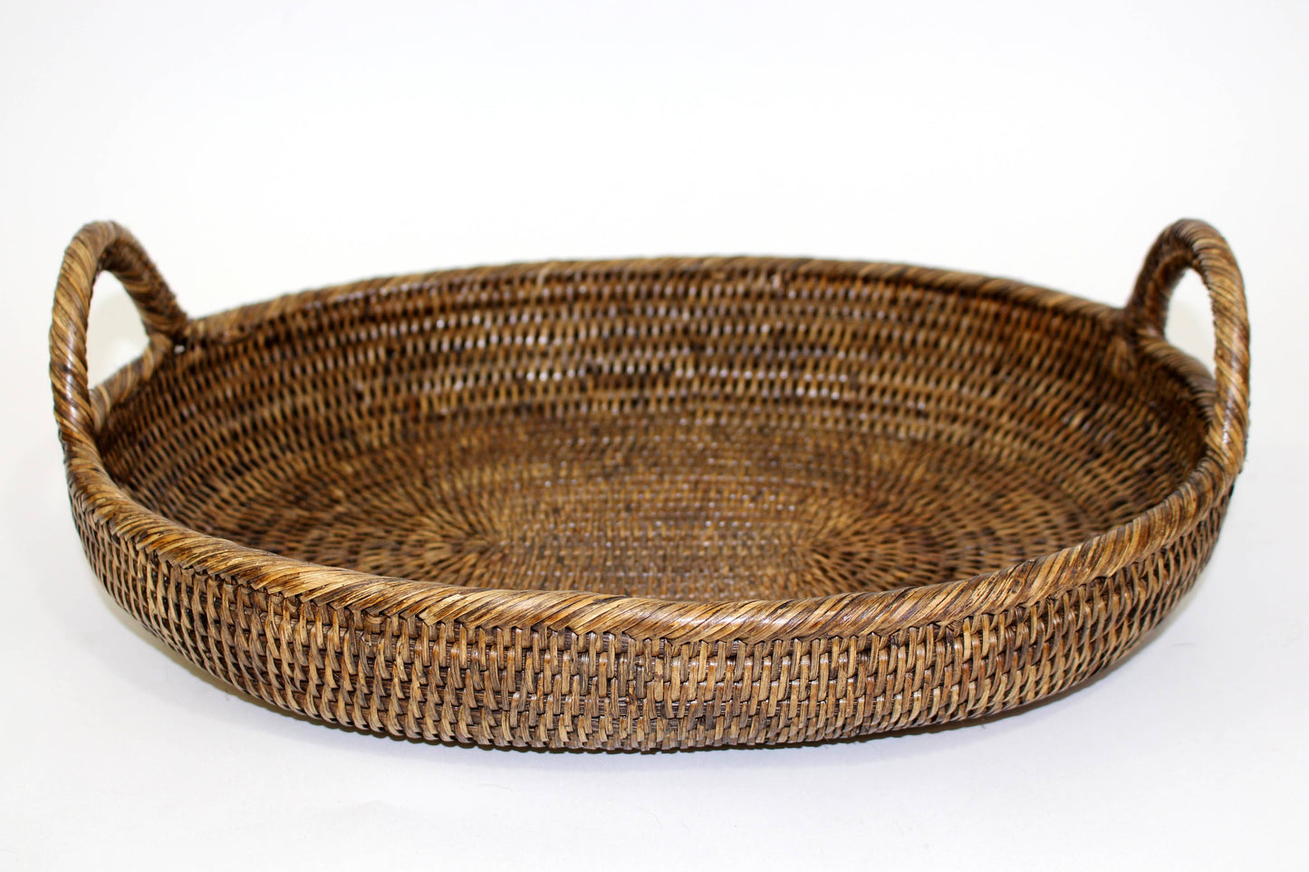 Oval Tray with Loop Handles