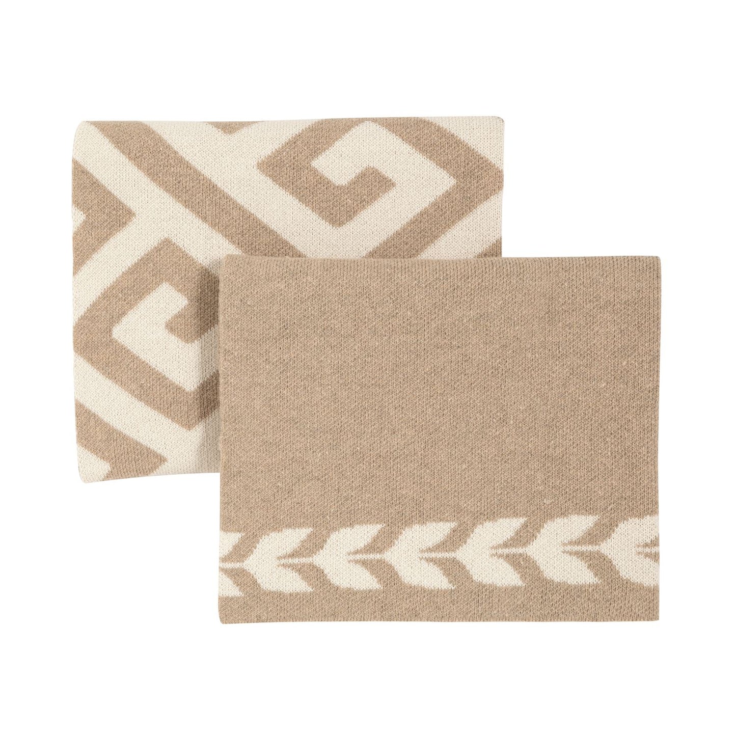 Houndstooth Knit Towel Set