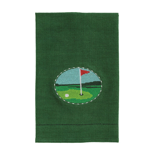 Flag Needlepoint Towel