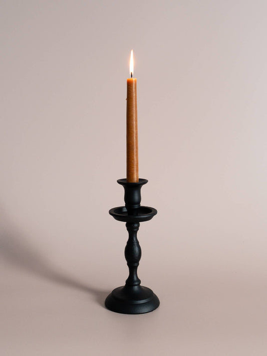Black Empire Taper Candle Holder Medium