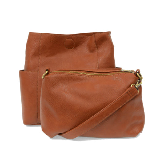 Bourbon Kayleigh Side Pocket Bucket Bag