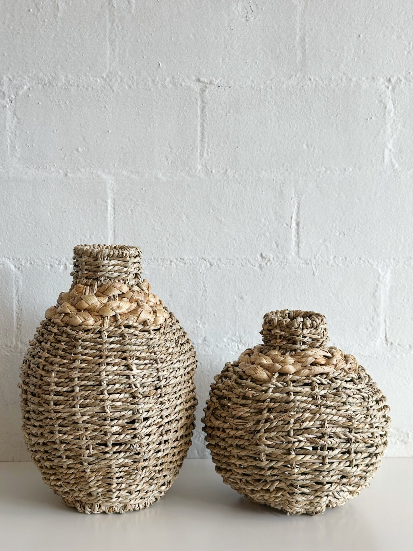 Woven Seagrass Vase