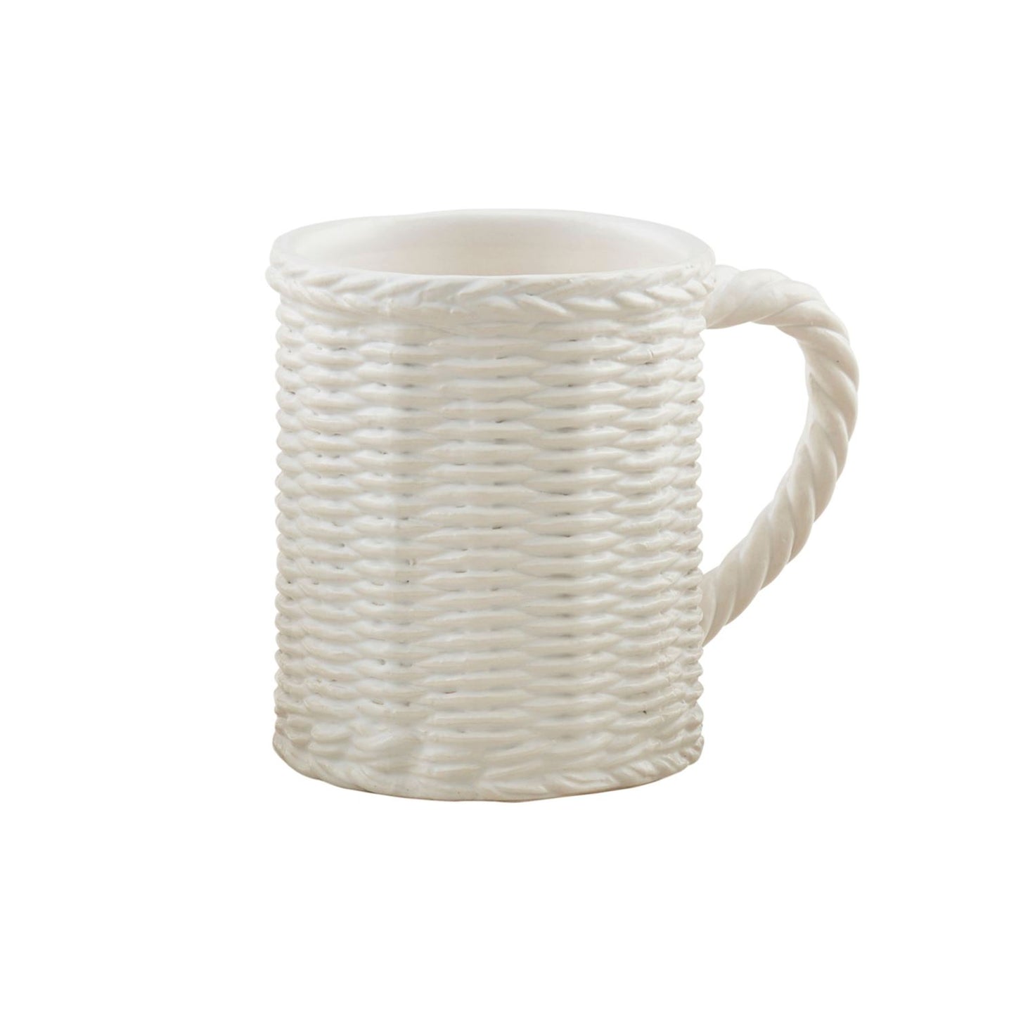 Basket Woven Ceramic Mug